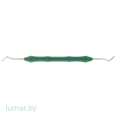 Кюретка HOE GOLDMANN-FOX № GF5, с зеленой рукояткой, артикул - DB345R