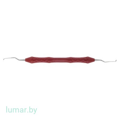 Кюретка MINI GRACEY № 11/12, с красной эргономичной рукояткой, артикул - DB475R