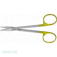 Ножницы GUM с твердосплавными вставками, деликатные, прямые, 120 мм