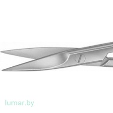 Ножницы GUM с твердосплавными вставками, деликатные, прямые, 120 мм