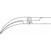 Ножницы QUINBY деликатные, изогнутые, 130 мм, артикул - DO218R