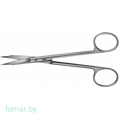 Ножницы деликатные, с зазубренным лезвием, 130 мм, артикул - DO251R