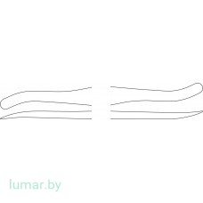 Распатор SELDIN двухсторонний, малый, 195 мм