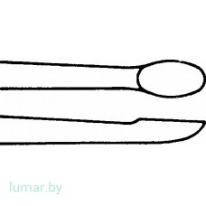 Ложка двухсторонняя, острая, 160 мм