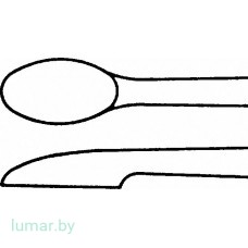 Ложка JANSEN двухсторонняя, острая, 160 мм