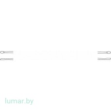 Ложка HEMINGWAY двухсторонняя, острая, № 1, 170 мм