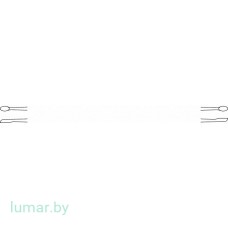 Ложка HEMINGWAY двухсторонняя, острая, № 2, 170 мм