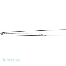Долото LUCAS желобоватое, 3 мм, 160 мм