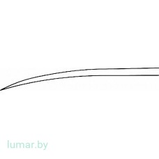 Остеотом NIEDERDELLMANN изогнутый, 10/250 мм