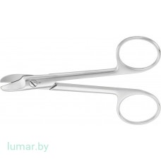 Ножницы BEEBE для коронок, изогнутые, с 1 зазубренным лезвием, 110 мм