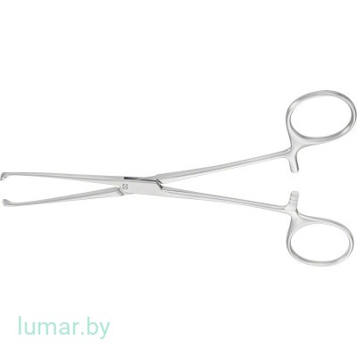 Щипцы ALLIS кишечные, фиксирующие, 3х4 зуба, 155 мм, артикул - EA014R