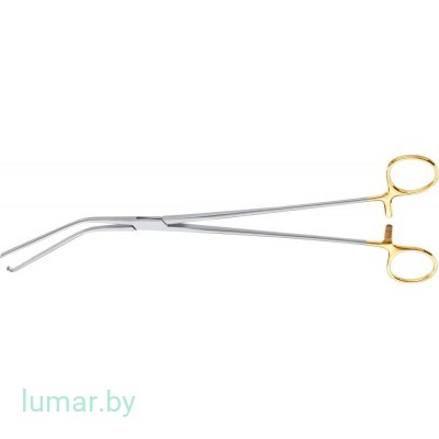 Щипцы ALLIS кишечные, изогнутые, 295 мм, артикул - EA023R