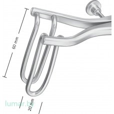 Зеркало SIMS ректальное, для детей, 190 мм