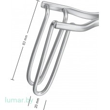 Зеркало SIMS ректальное, для взрослых, 235 мм