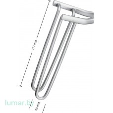 Зеркало ректальное, длина лезвий 117 мм