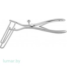 Зеркало ректальное, длина лезвий 140 мм