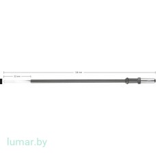 Электрод ножевой, прямой, длина стержня 100 мм, хвостовик диам. 4.0 мм