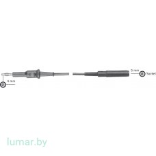 Кабель монополярный, с разъемом типа Erbe T диам. 4.0 мм (соединитель для инструмента диам. 5 мм)
