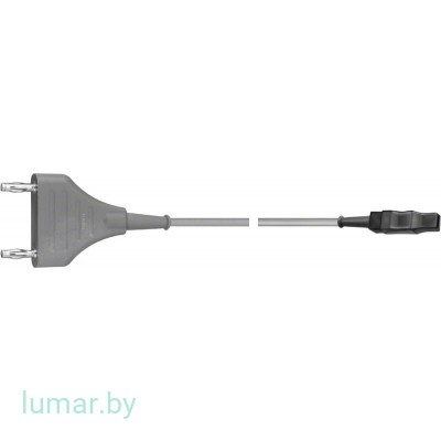 Кабель биполярный, с вилкой типа VALLEYLAB (соединитель для инструмента EURO TAB), артикул - GK194