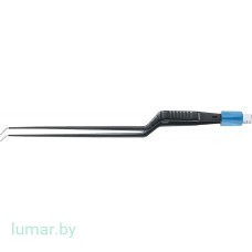 Пинцет CASPAR биполярный, концы изогнуты под 45° вверх, 1.0 мм, рабочая часть 125 мм, общая длина 220 мм