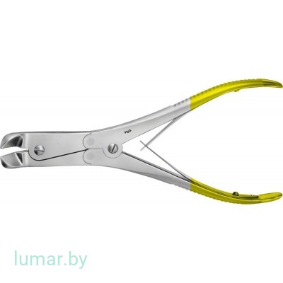 Кусачки для проволоки, угловые, для мягкой проволоки диам. до 3.0 мм, для твердой проволоки диам. до 2.2 мм, артикул - LX157R