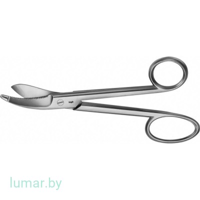 Ножницы для гипса и повязок, 235 мм, артикул - LX558R