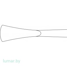 Распатор LANGENBECK изогнутый, ширина 17 мм, 190 мм