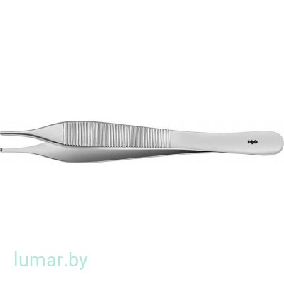 Зажим ADSON хирургический, 2х3 зуба, 120 мм, артикул - MB454R