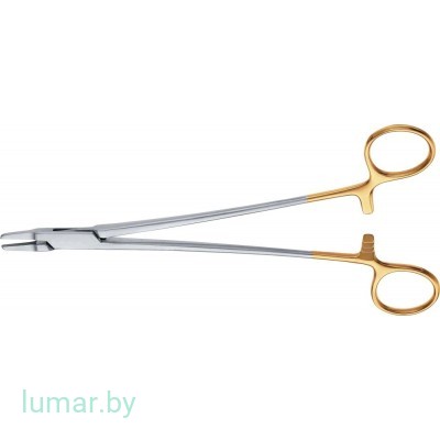 Иглодержатель DUROGRIP FRENCH EYE с твердосплавными вставками, 205 мм, артикул - MB611R