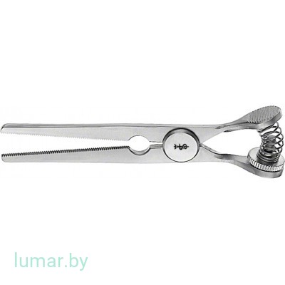 Зажим COOLEY атравматический, типа "бульдог", прямой, 30/65 мм, артикул - MB738R
