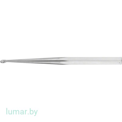 Кюретка BRUNS прямая, с шестигранной рукояткой, 230 мм, № 6, артикул - MB880R