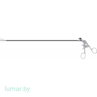 Щипцы SOVEREIGN захватывающие, атравматические, с кремальерой, с 1 подвижной браншей, диам. 5 мм, 420 мм, артикул - PL231R