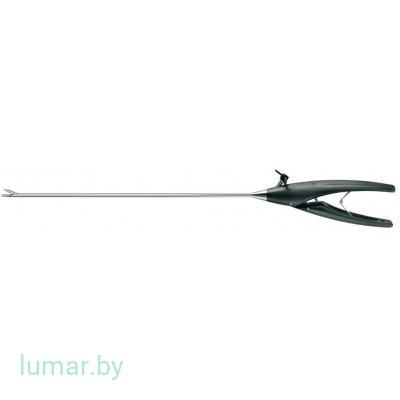 Иглодержатель DUROGRIP с твердосплавными вставками, прямой, диам. 5 мм, 310 мм, артикул - PL407R