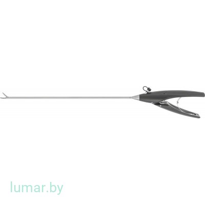 Иглодержатель, изогнутый вправо, диам. 5 мм, 310 мм, артикул - PL413R