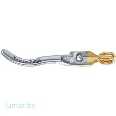 Клипс атравматический, сосудистый, 25 мм, изогнутый, 2.45 N, венозный 