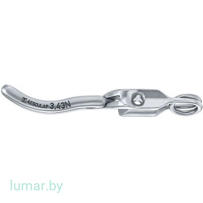 Клипс атравматический, сосудистый, 25 мм, изогнутый, 3.43 N, артериальный, артикул - PL548S