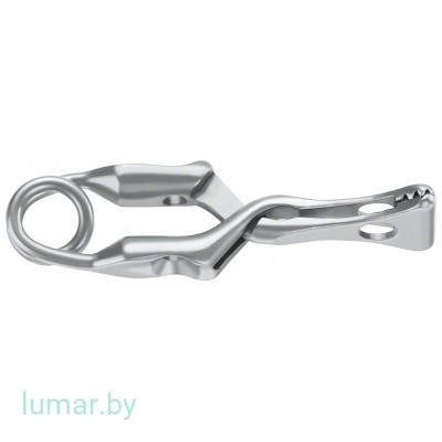 Клипс атравматический, с треугольными браншами, сила закрытия 5.0 N, артикул - PL593R