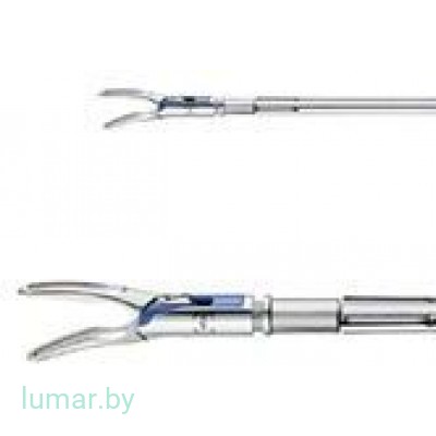 Рабочая часть инструмента - зажим MARYLAND биполярный, диссекционный, с фенестрацией, диам. 5 мм, 420 мм, артикул - PM445R