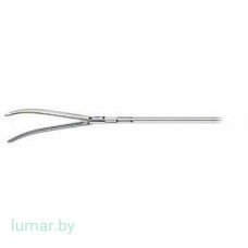Рабочая часть инструмента - зажим CRAFOORD сосудистый, длинный, диам. 5 мм, 310 мм