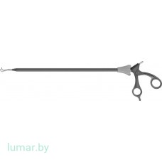 Зажим OVERHOLT диссекционный, кончики браншей загнуты на 90°, диам. 10 мм, 310 мм