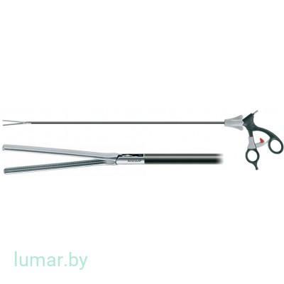 Зажим DE'BAKEY атравматический, диам. 5 мм, 420 мм, артикул - PO137R