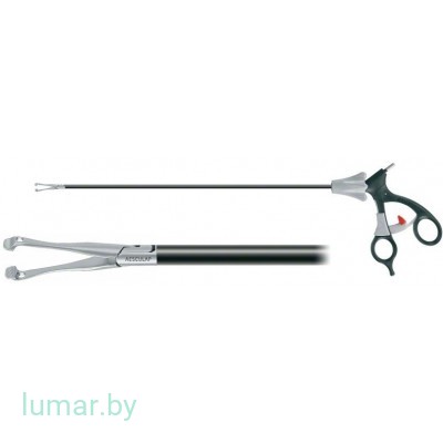 Зажим BABCOCK захватывающий, с 2 подвижными браншами, диам. 5 мм, 310 мм, артикул - PO212R