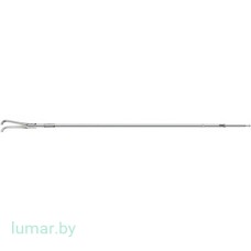 Рабочая часть инструмента - зажим OVERHOLT диссекционный, кончики браншей загнуты на 90°, диам. 10 мм, 310 мм