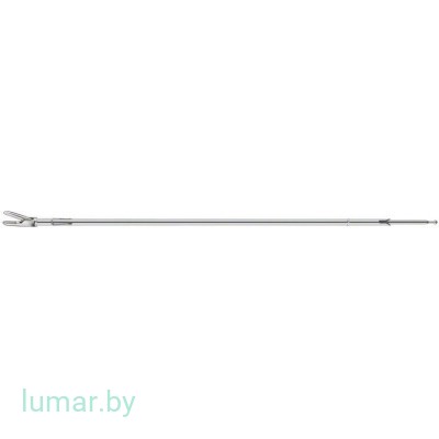 Рабочая часть инструмента - иглодержатель, прямой, диам. 5 мм, 310 мм, артикул - PO628R