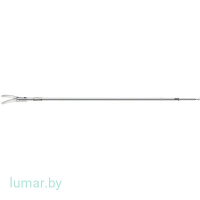 Рабочая часть инструмента - ножницы METZENBAUM с твердосплавными вставками, изогнутые влево, диам. 5 мм, 220 мм, артикул - PO631R