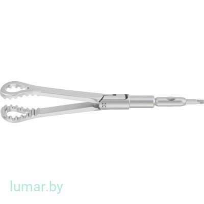 Рабочая часть инструмента - зажим HEYWOOD-SMITH захватывающий, изогнутый, диам. 5 мм, 310 мм, артикул - PO641R