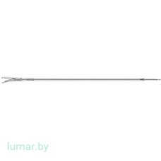 Рабочая часть инструмента - ножницы препаровочные и лигатурные с опускателем узла, диам. 5 мм, 310 мм