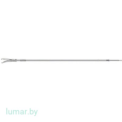 Рабочая часть инструмента - ножницы препаровочные и лигатурные с опускателем узла, диам. 5 мм, 310 мм, артикул - PO727R