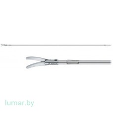 Рабочая часть инструмента - ножницы METZENBAUM с насечкой, диам. 5 мм, 420 мм