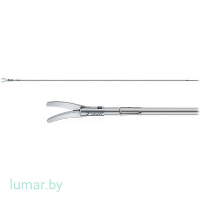 Рабочая часть инструмента - ножницы METZENBAUM с насечкой, диам. 5 мм, 420 мм, артикул - PO746R